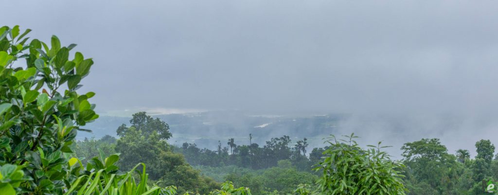 View of Bangladesh From Mawlynnong