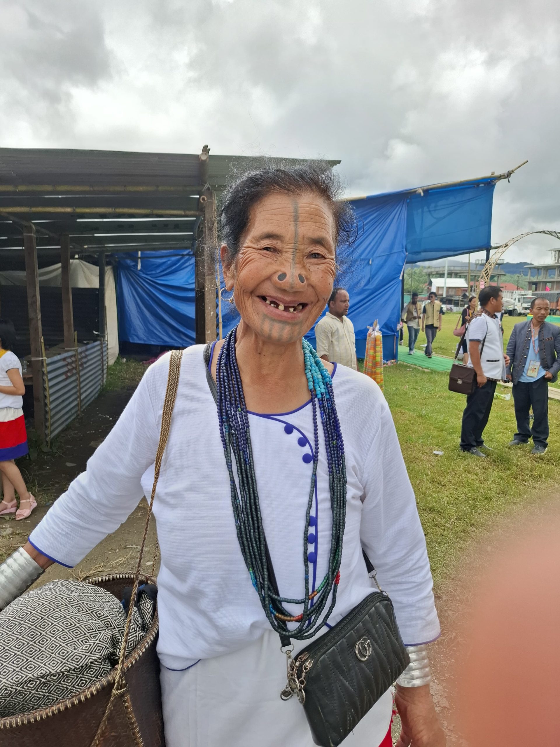 Apatani lady in Ziro Valley