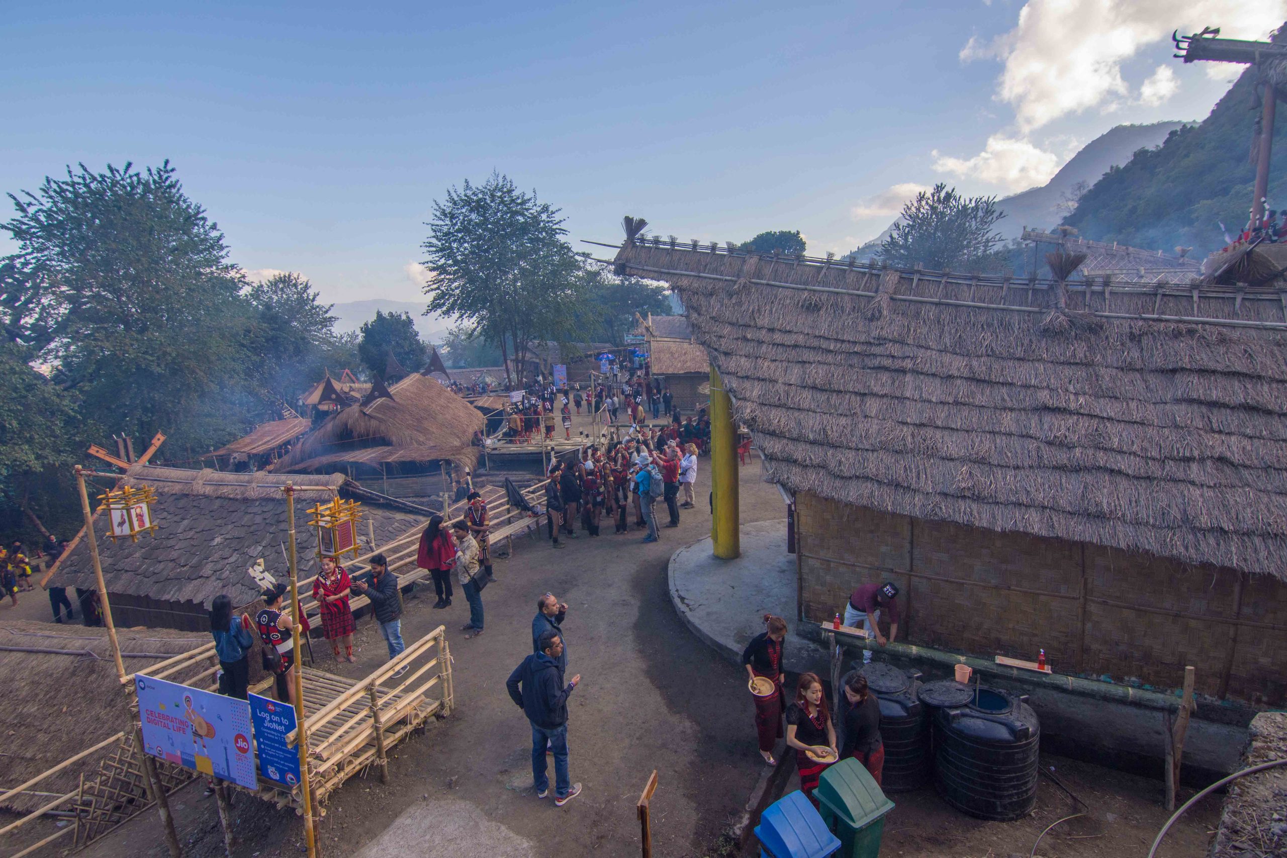 Morungs buzzing with activity at Nagaland hornbill Festival