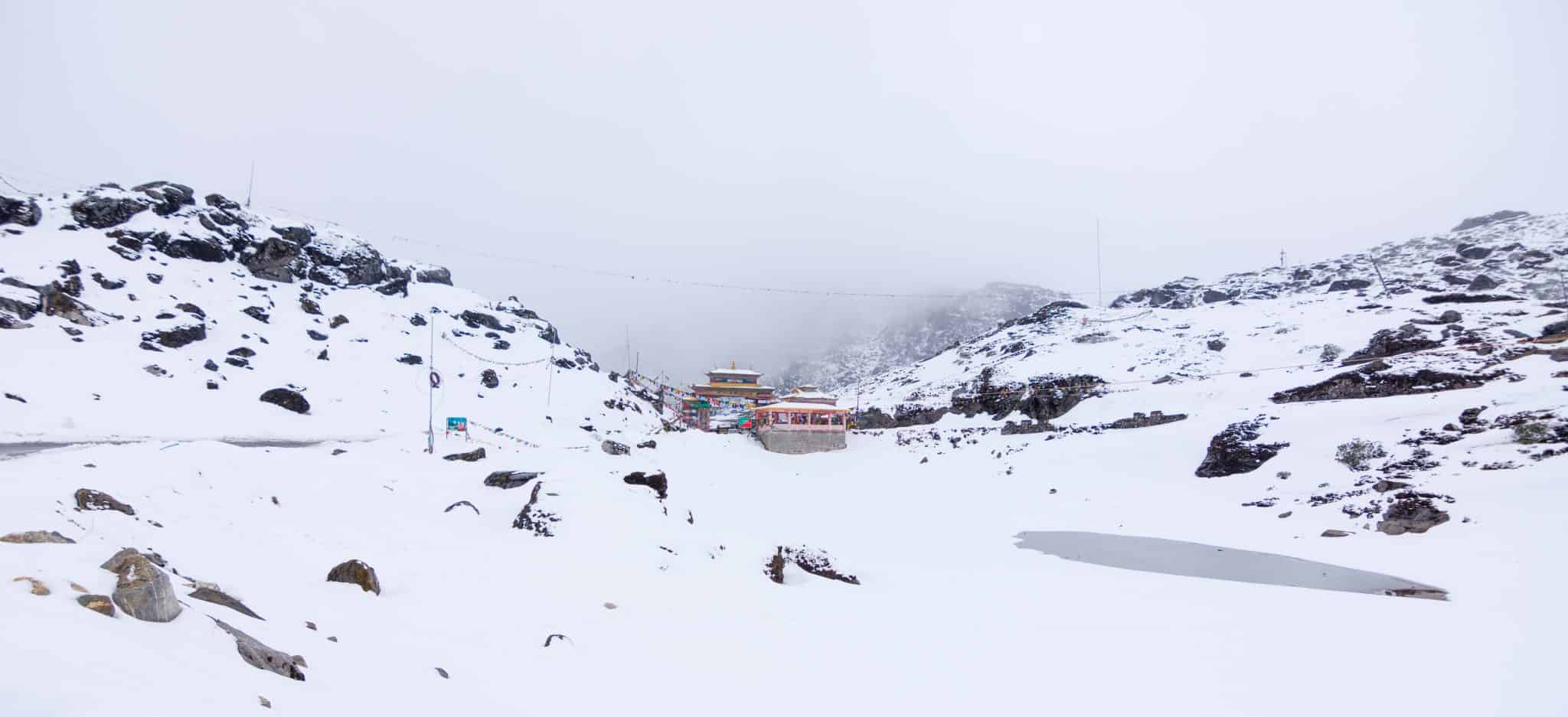Sela Pass snow